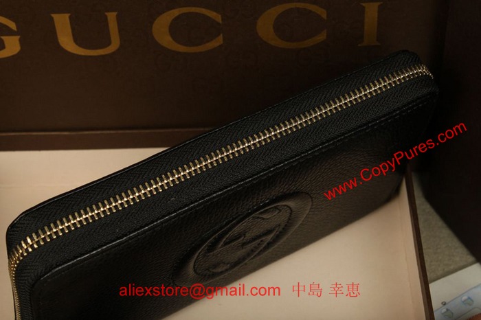 グッチ ソーホー ラウンドファスナー長財布  GUCCI  レザー308280a/308280b/308280c/308280d/308280e